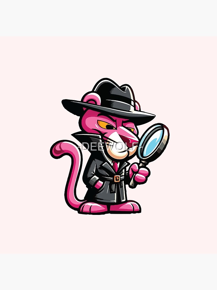 The Pink Panther Detective Throw Pillow - Image 2