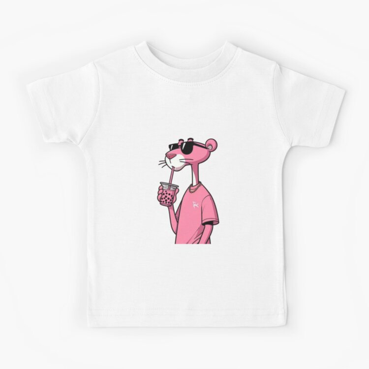 Cute Pink Panther Kids T-shirt