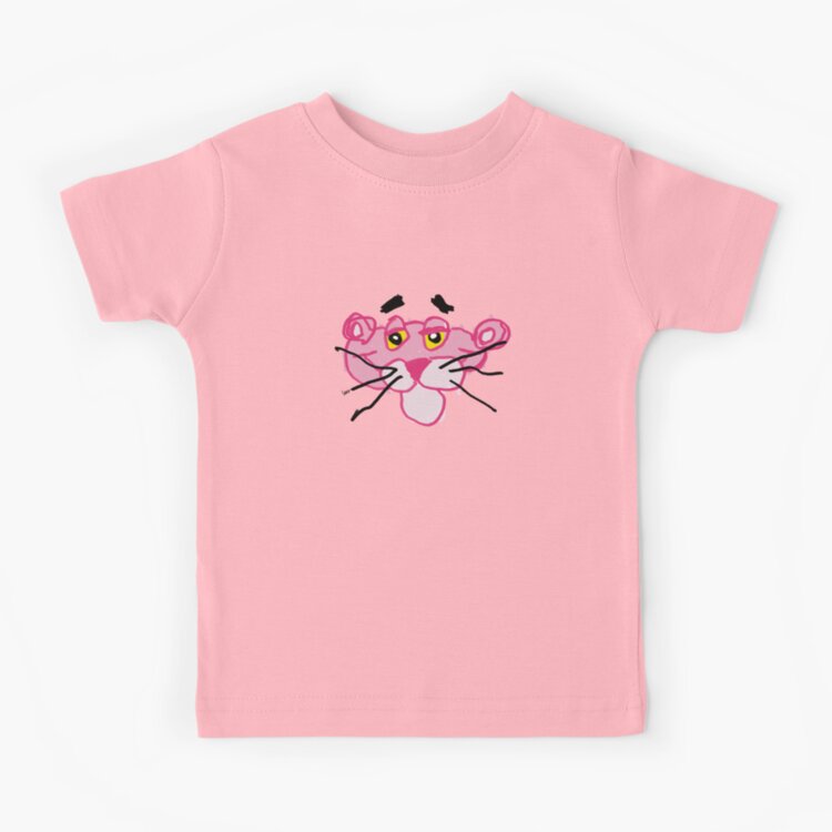 Pink Panther White Background Kids T-shirt - Image 2