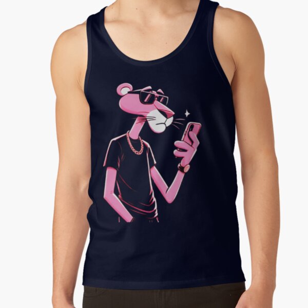 Pink Panter Retro Design Tank Top - Image 6