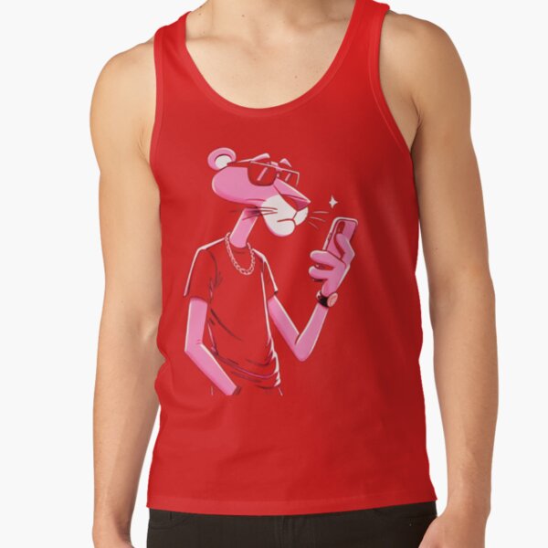 Pink Panter Retro Design Tank Top - Image 5