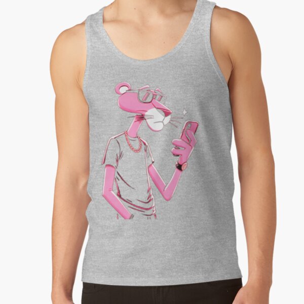 Pink Panter Retro Design Tank Top - Image 4