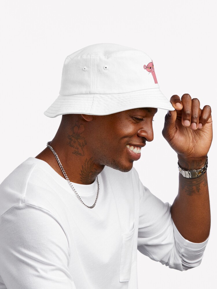 Cute Pink Panther Girlfriend Bucket Hat - Image 3