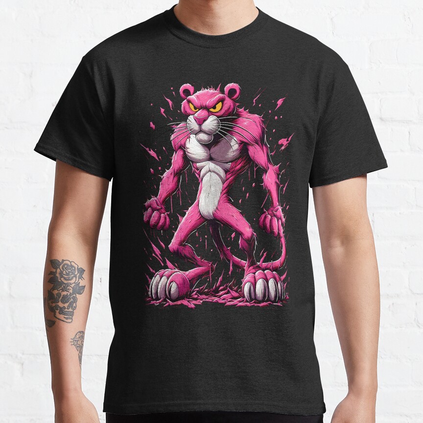 Pink Panther Beast Mode T-shirt - Image 4