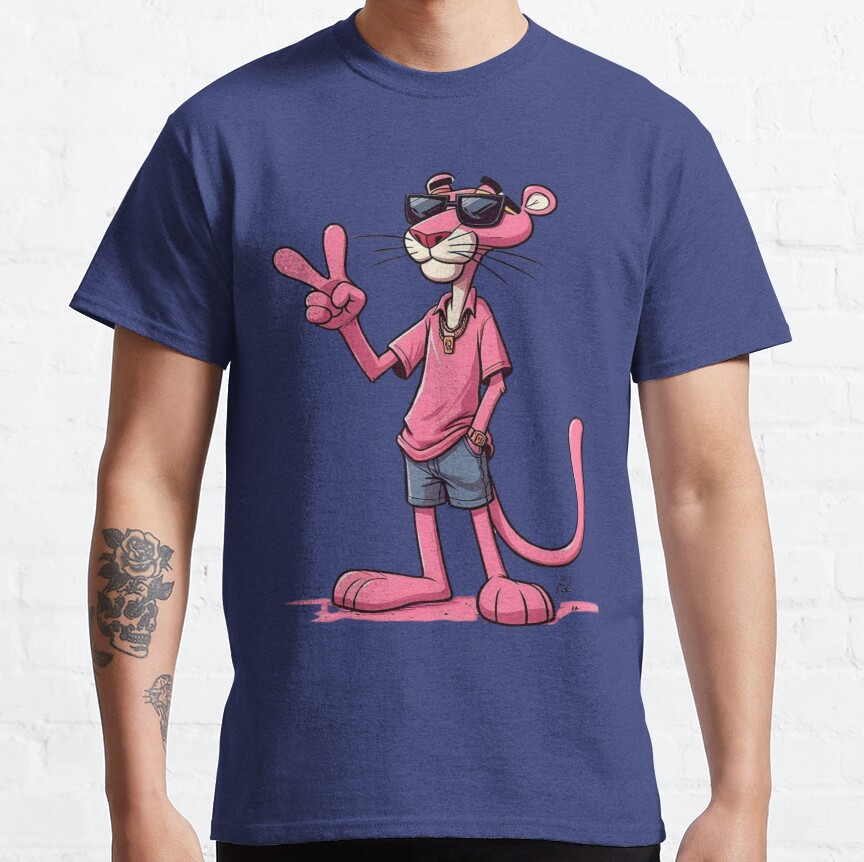 Cool Pink Panther T-shirt - Image 5