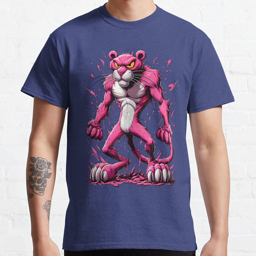 Pink Panther Beast Mode T-shirt - Image 6