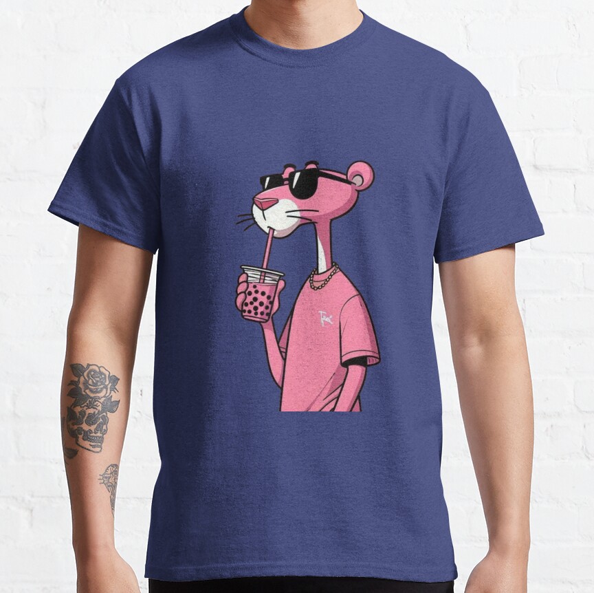Cute Pink Panther T-shirt - Image 5