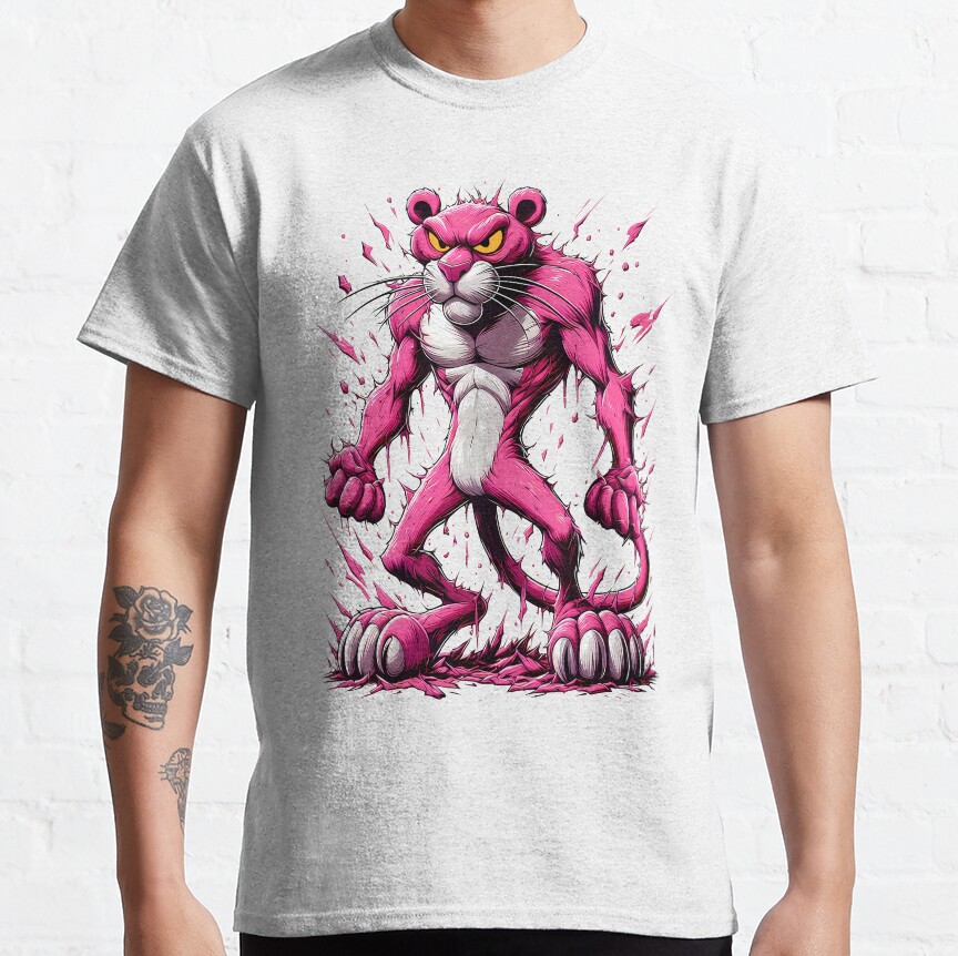 Pink Panther Beast Mode T-shirt - Image 2