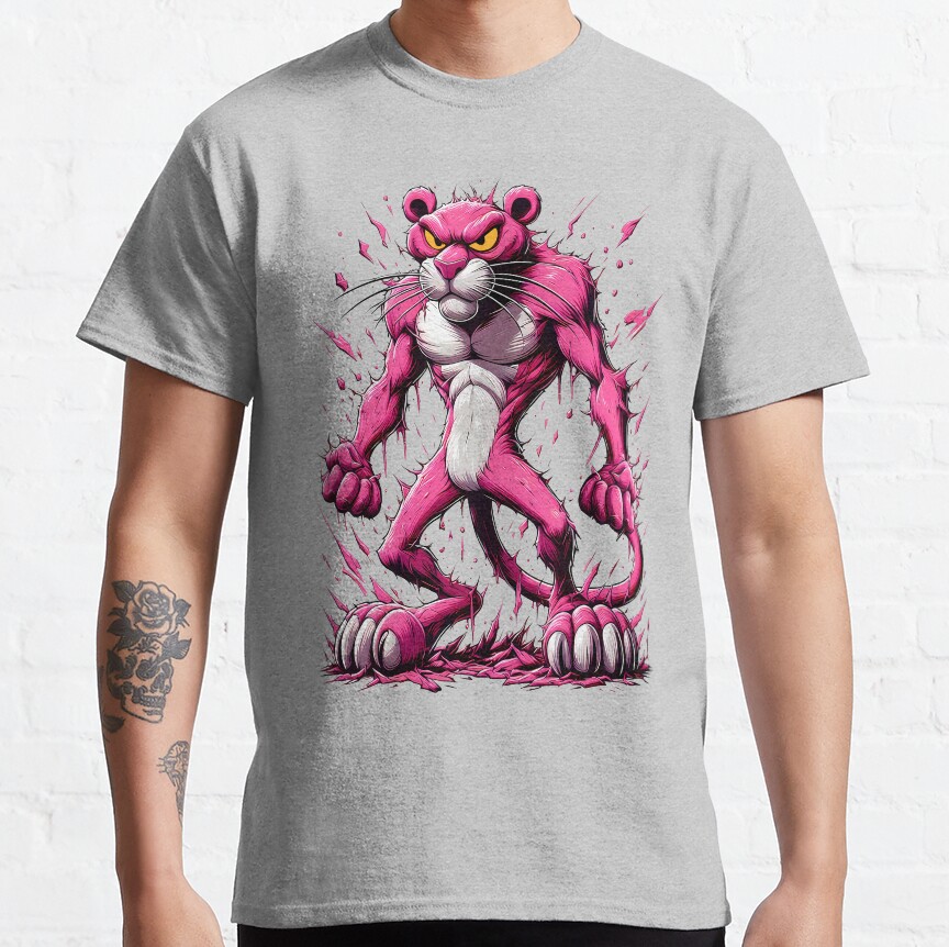 Pink Panther Beast Mode T-shirt - Image 5