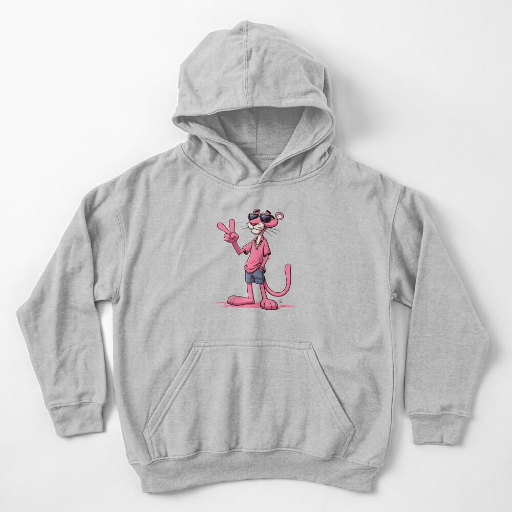 Cool Pink Panther Kids Hoodie - Image 3