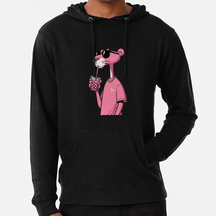 Cute Pink Panther Hoodie - Image 2