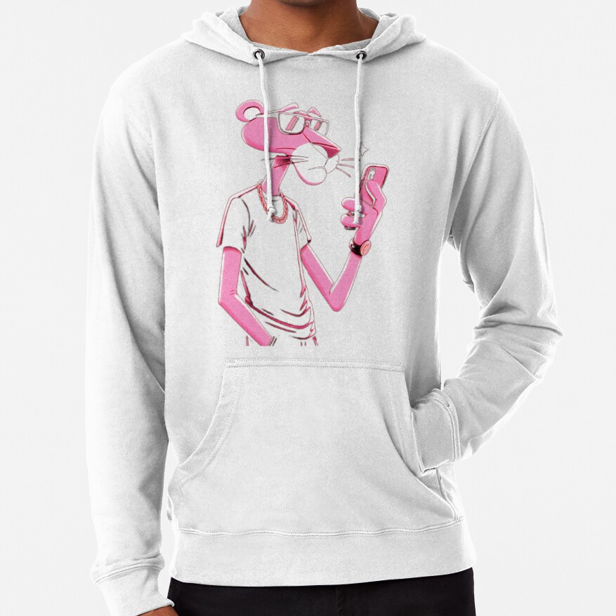 Pink Panter Retro Design Hoodie - Image 2