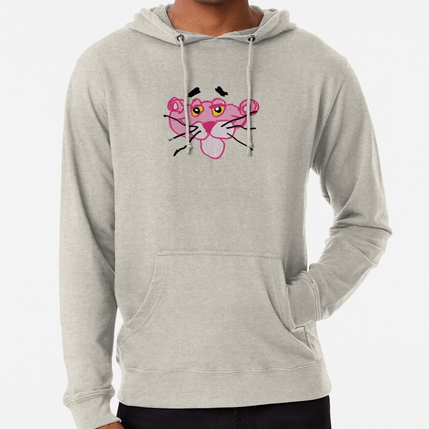 Pink Panther Blue Background Hoodie - Image 4
