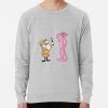 ssrcolightweight sweatshirtmensheather greyfrontsquare productx1000 bgf8f8f8 46 - Pink Panther Merch