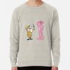 ssrcolightweight sweatshirtmensoatmeal heatherfrontsquare productx1000 bgf8f8f8 46 - Pink Panther Merch