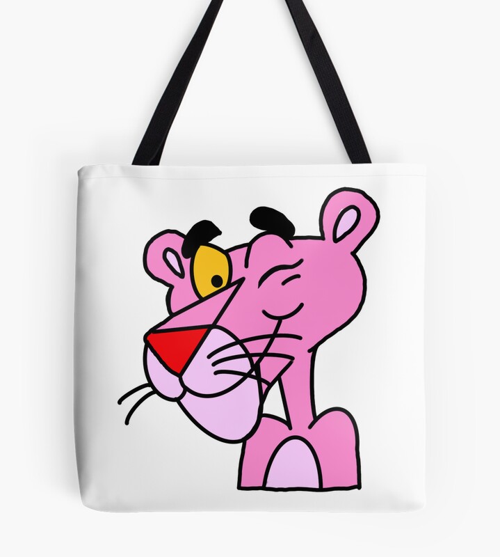 Pink Cat Tote Bag