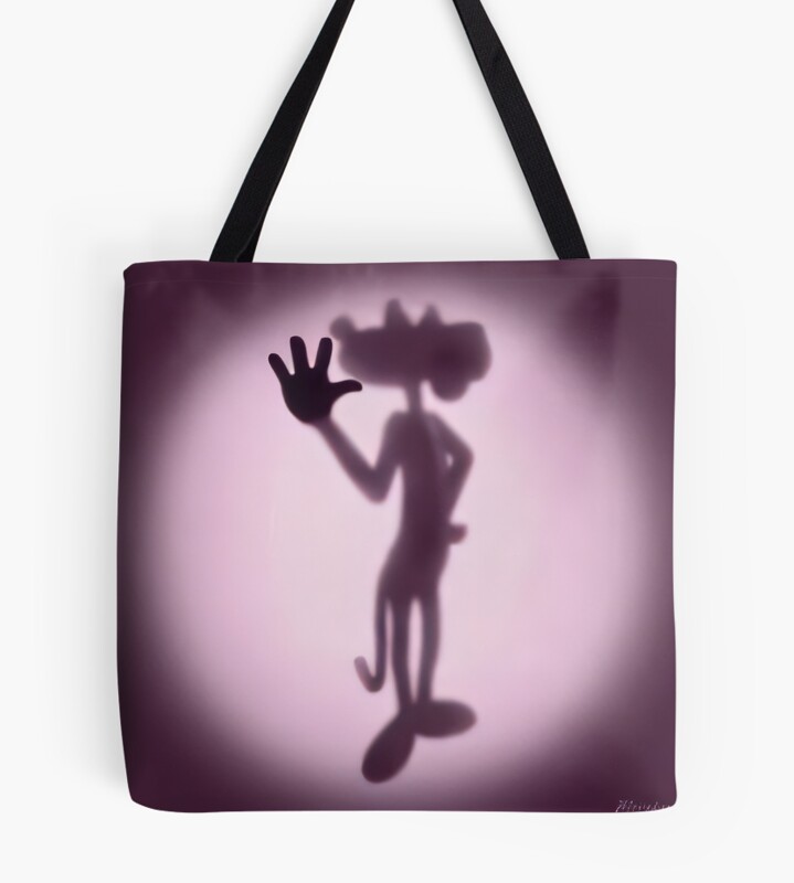 Pink Panther Silhouette Tote Bag