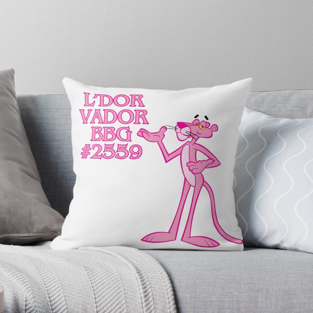 Pink Panter 2 Throw Pillow