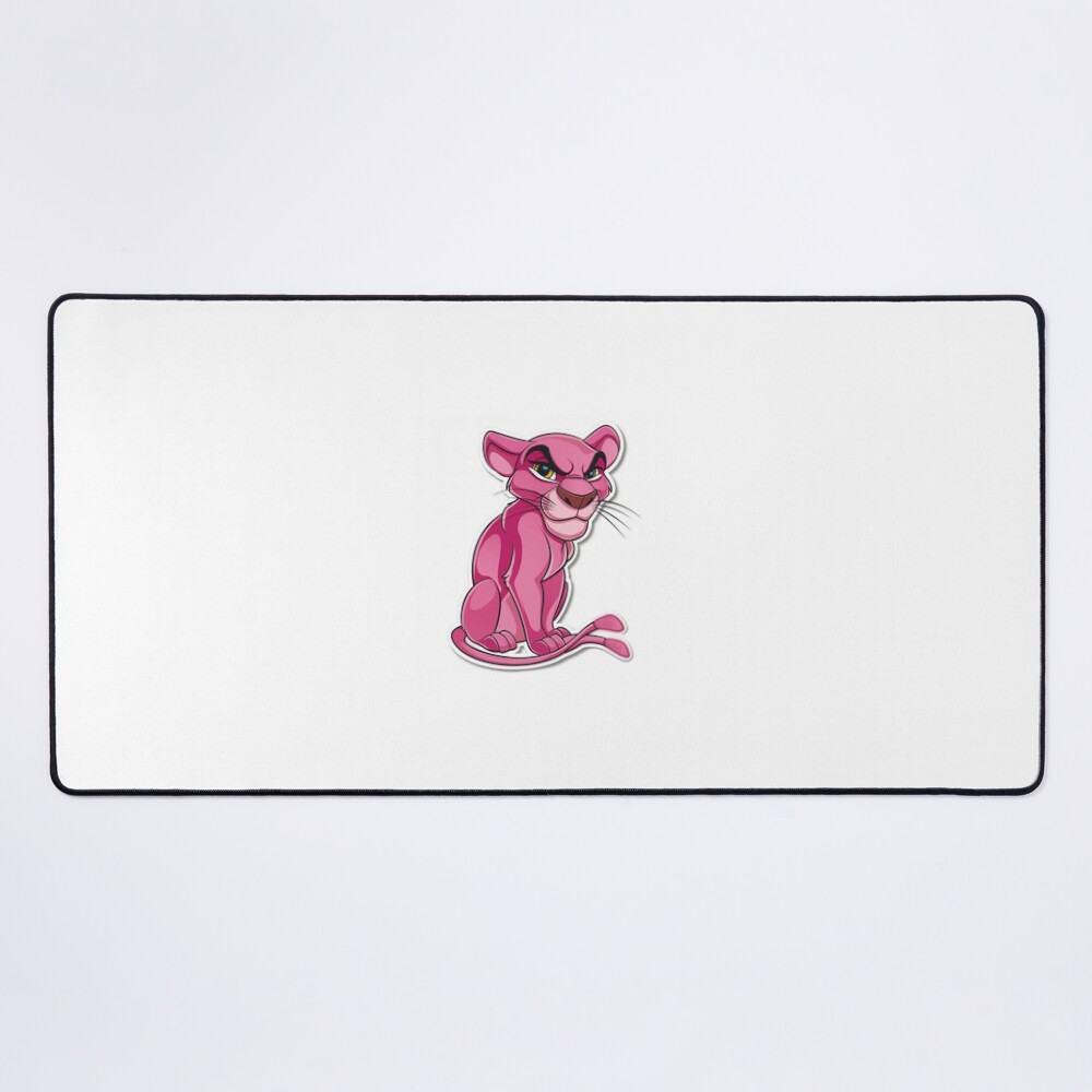 Lovely And Pink Panther Mouse Pad